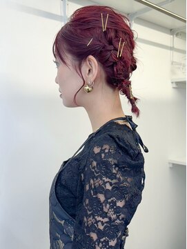 アイティーバイアルバム 松戸店(IT by ALBUM) ベビーピンクセミディ美髪くびレイヤー_ba494421