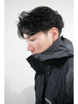 カーウォッシュバーバー(CARWASH BARBER) メンズカットニュアンスパーマ韓国マッシュフェード0202