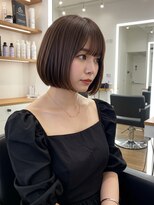 グルグル 下総中山店(GULGUL)&nbsp;下総中山/ボブ/顔周り/レイヤーカット/ブリーチなしカラー