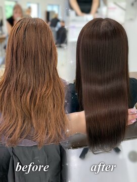 ハピネス 梅田茶屋町店(HAPPINESS) 韓国風/レイヤーカット/顔周り/顔まわり/髪質改善/ベージュ