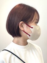 エルヘアメゾン(el. hair maison) ピンクベージュ*ショートボブ*ショート*ボブ