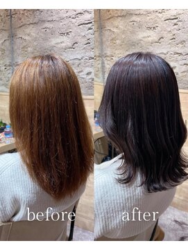 アンリオ ティエラ(an rio TIERRA) ココアブラウン×くびれレイヤーカット【ワンカールで楽々】