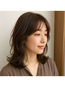 スープレックス ヘアーデザイン(SOUPREX HAIR DESIGN) ミディアムレイヤー柔らかスタイル　20代 30代 40代 50代 60代