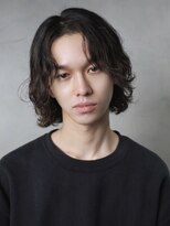 フィフス トウキョウ (fifth TOKYO) 渋谷ツイストスパイラルパーマメンズカットメンズミディアムボブ