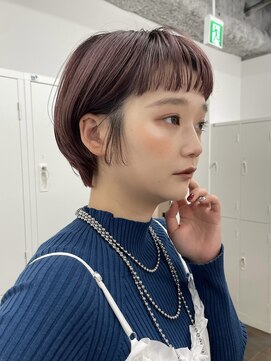 マッシュショートコンパクトボブワイドバング伸ばしかけ横浜