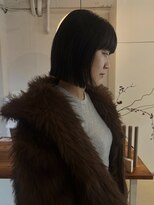 ライン(LINE)&nbsp;ボブ/切りっぱなしボブ/似合わせカット