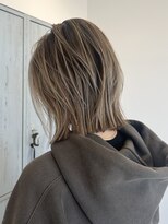 ロテ(LOTE.)&nbsp;着物ヘア/大人ガーリー/ダークアッシュ/似合わせカット/一宮