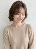 ボブレイヤー/小顔魅せ/ミルクティーベージュ/20代30代p北浦和