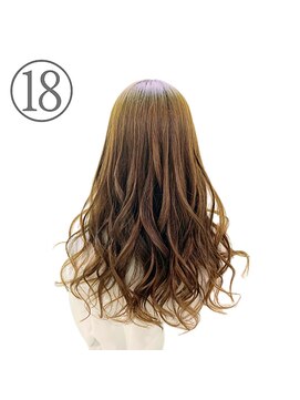 ホワイト(White) ミックス巻きスタイル