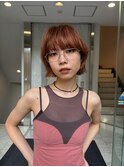 【表参道sheta小林】ブリーチなしダブルカラーオレンジブラウン