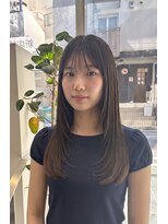 トレ(tre.)&nbsp;うる艶前髪ストレートロング