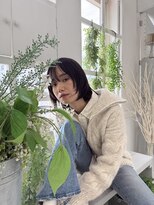 アローム(alom) 【零也】顔まわりレイヤーカット やわらかブラウン