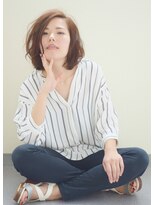 ヘアーガーデン シュシュ(hair garden chou chou)&nbsp;ルーズ感たっぷりゆるふわボブ