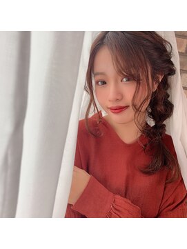 ボタニウム バイ アールサロン(BOTANIUM by RrSALON) 【BOTANIUM】シースルーバング×やわらかアレンジ