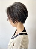 【FOLK】奥行きショートボブ 丸みショート♪グラデーションボブ