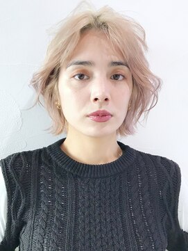 アイティー バイ アルバム 浦和店(IT by ALBUM) ボブレイヤー巻き_イヤリングカラーくびれミディ_28284