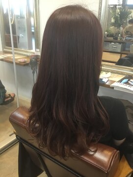 リドル ヘアー 駒生店(Riddle HAIR) ピンクベージュカラー