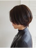 大人可愛いひし形ショート