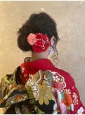 成人式/ヘアセット/振袖/メイク/着付け/着物/着物ヘア