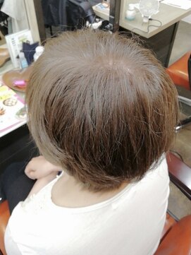 ベルクープス 天王寺店(Belle Coupes) 【Bellecoupes】林原加昌  白髪染めでも明るいブラウンカラーに