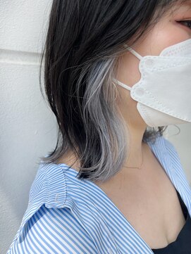 アクトゥス(AEQUITAS) シルバーグレー×イヤリングカラー【池袋/20代/30代/40代】