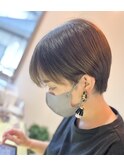 ハンサム×ショート×グレージュ♪