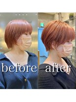 レーヴバイロンド 仙台(Reve by Lond)&nbsp;似合わせショートボブ　外ハネボブ　ペールベージュ