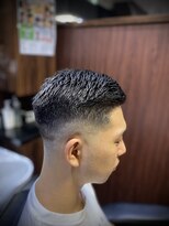 ヒロギンザ 新橋銀座口店(HIRO GINZA) 7:3フェードスタイル