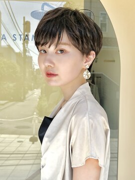 ロビー 表参道(ROBBY) スッキリ短めショート／前髪あり／表参道／30代40代50代