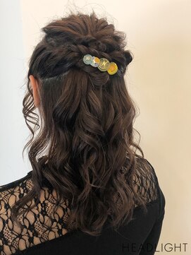 アーサス ヘアー デザイン 自由が丘店(Ursus hair Design by HEADLIGHT) 編み込みハーフアップアレンジ_SP20210506_2