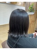 ぱつっとボブ