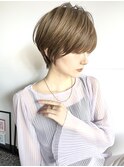 大人クールショートボブ×ハイライト×透明感カラー【ERIKA】