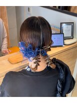 シエル(hair terrace Ciel)&nbsp;ショートツインアレンジ