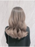 今里☆根元をブリーチしてミルクティーベージュ☆