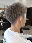 【IRIE HAIR赤坂】シルバーアッシュショート