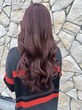 カルムアリエ(CALME allier) チェリーレッド×レイヤーカット