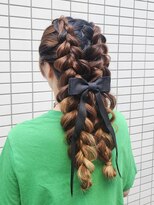 オックスフォード(OXFORD)&nbsp;ツイン編みおろし