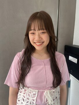 アマーク(a mark) 【住野 桃香】ブリーチなしで作る柔らかいbeige