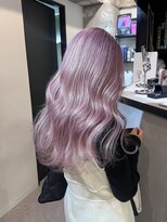 ペレ 栄店(PELE) デザインカラー/レイヤーカット/ウェットヘア/オリーブベージュ