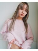 ミルクティーベージュダブルカラーインナーカラーケアブリーチ
