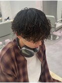 シャドウパーマ 波巻き・ツイストスパイラル マッシュベース