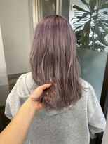 レコ 渋谷(LECO) ペールラベンダーグレージュのハイトーンカラー