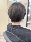 丸みショート　収まるえりあし◎