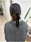 tight chignon