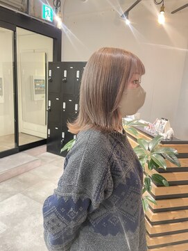 アイリー 名古屋(A/LEE) セクションカラー/ボブ