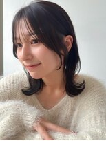 バイオレット 栄店(Violet) 顔まわりレイヤー/薄め前髪/外ハネボブ/くびれヘアNS-79
