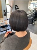切りっぱなしボブ