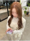 10代20代ダブルカラーベージュカラー暖色ベージュ