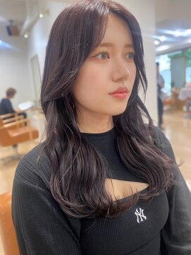 リジェール 金山店 かきあげ前髪/韓国/レイヤーカット/顔まわり/くびれ巻き