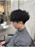 刈り上げマッシュ×波巻きプードル
